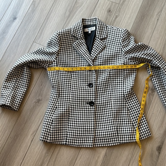 Jones Studio Separates Houndstooth Blazer Size 12 - Picture 4 of 7